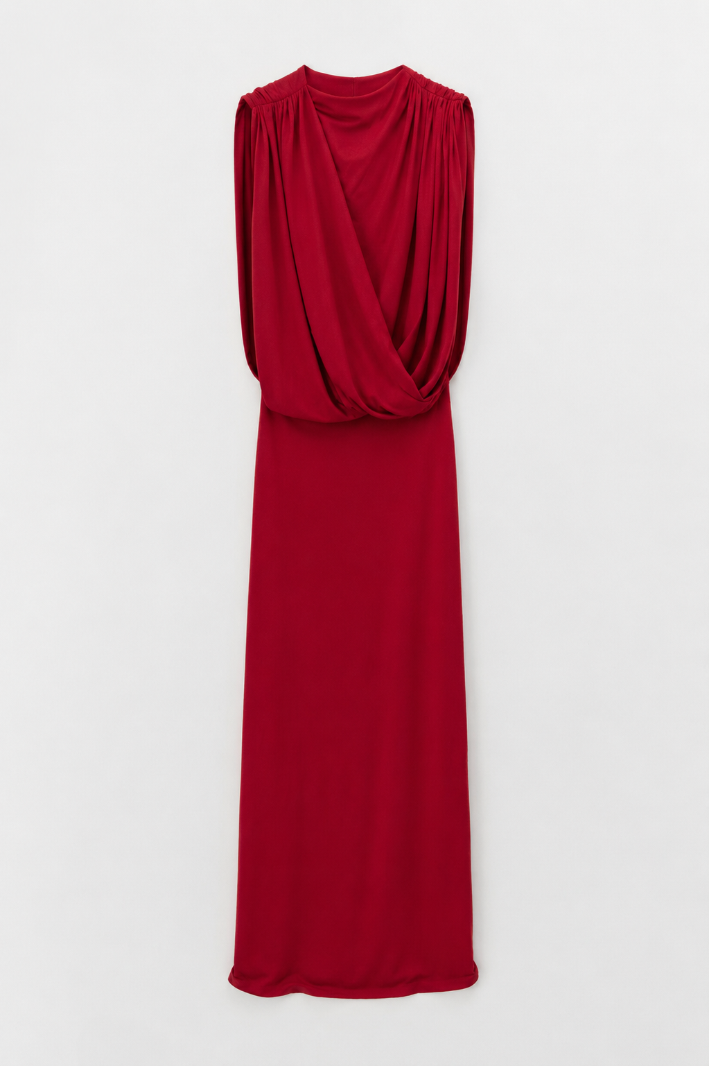 PRÉ-VENDA VESTIDO LONGO COM DRAPEADO-9