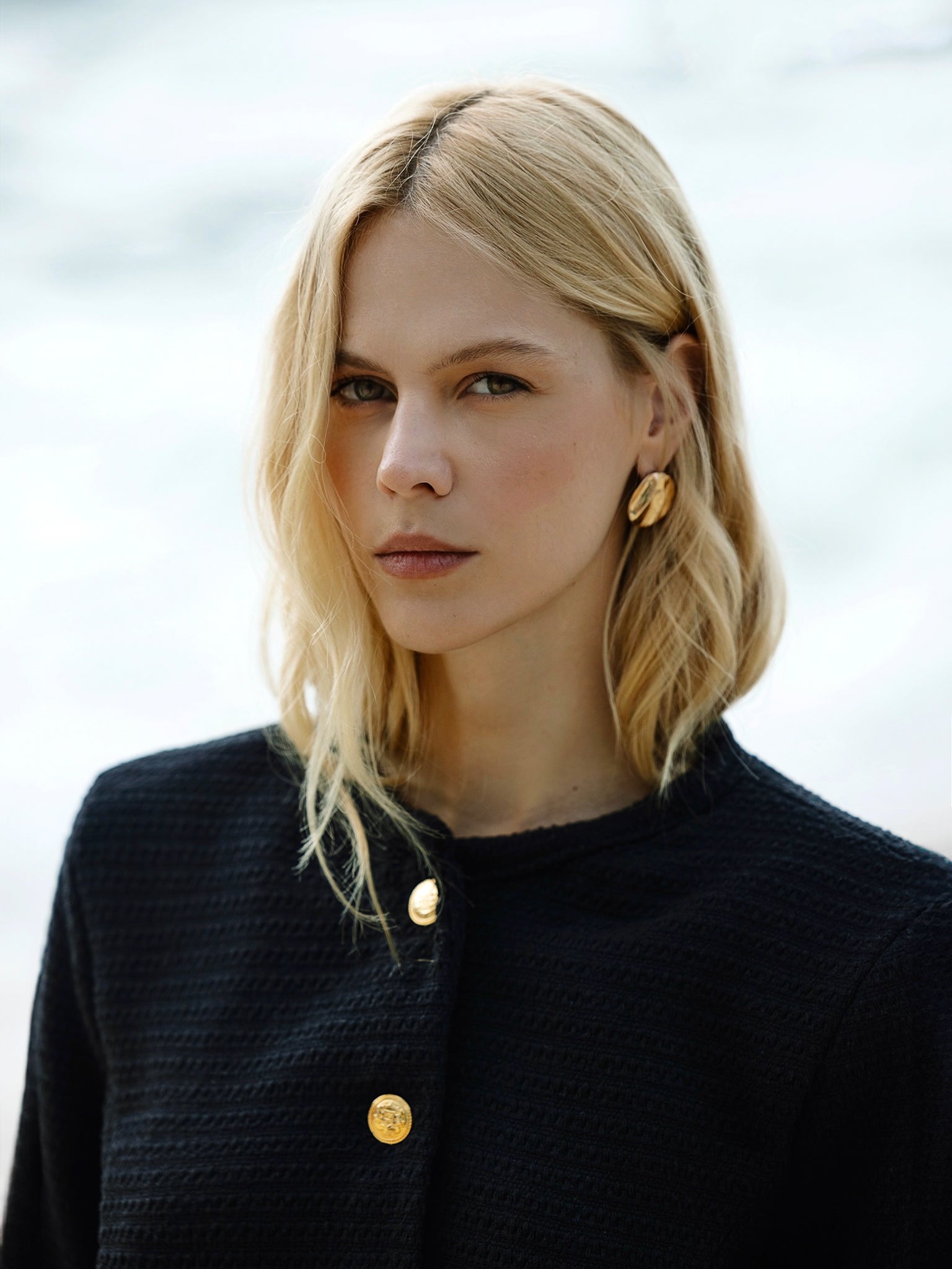BLACK TWEED JACKET